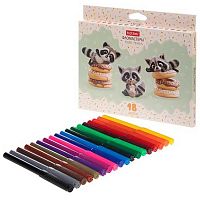 Фломастеры 18цв. ХАТ "Вот Енот" 093538 к/к.,е/подвес.
