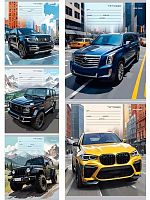 Тетрадь 12л. (кос.лин.с доп.гориз.) Проф-Пресс "Разные автомобили-11" 12-4461 цвет.мел.обл.,асс.