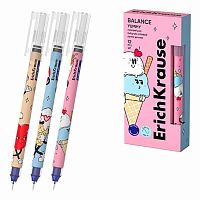 Ручка-роллер EK "Balance Stick Yummy" 63151 синий,0,5мм