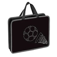 Папка пластик,с ручками А4+ КОКОС "Football style" 250950 на молн.