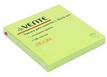 Кл.бумага д/заметок 76*76мм deVENTE 100л. 2010330 неон зелёная
