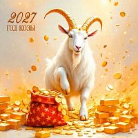 Календарь настенный 2027г. КВ "Символ года" 10092 на скобе,230*230мм