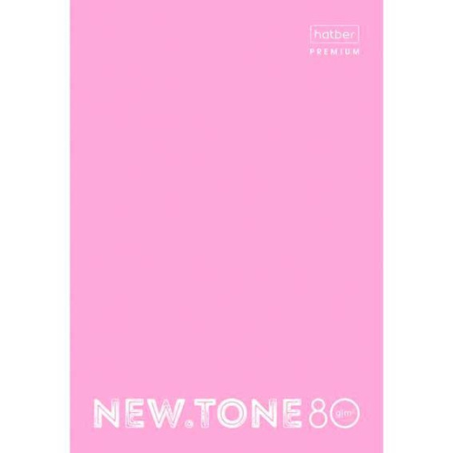 Тетрадь 80л. (клетка) А4 ХАТ Premium "Newtone pastel пион" 05018 глянц.лам.