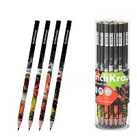 Карандаш ч/гр. пластик. EK "Adrenaline Speed" HB 62773 круглый,асс.