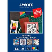 Бумага копировальная deVENTE А4 5цв.50л. 2041315 (красн.,жёлт.,зелён.,син.,чёрн.) 25г/м2,в папке