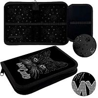 Пенал 1отд. 190*130 ОНИКС ПКТ-07-22-19 "Мой кот" (72926) п/э,откидн.планка,3D-фольга,3D-лак