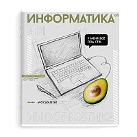 Тетрадь предм. 48л. ФЕНИКС "Яркие детали-Информатика" 67544 мел.карт.,выб.твин уф-лак