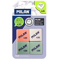 Набор ластиков MILAN 430 (4шт.) BMM9215 блистер