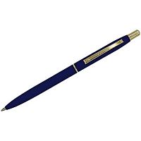 Ручка подар. авт. шар. LUXOR 1117 "Sterling" синий,1,0мм,корпус синий/золото