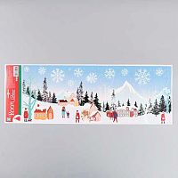Наклейка Декор Room Decor "Зимний отдых 2" WDX 0418 B