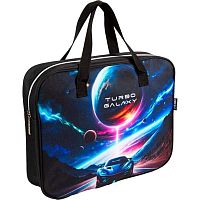Сумка-планшет А4 deVENTE "Turbo Galaxy" 8057671 с расш.8см,полиэс.,удлин.ручки 28см