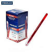 Ручка шар. PENSAN "Buro" 2270/50к красная,1,0мм