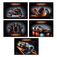 Альбом для рис.40л. SVETOCH "Скорость в ночи" А258 (01712) на скобе