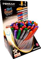 Ручка гелевая PENSAN "Glitter Gel" 2280/S60 металлик