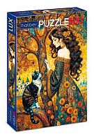 Пазлы  500 ХАТ А2 Premium "Тайна золотого дерева" 34878 LUX мат.ламин.,3D фольга