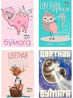 Бумага цв. А4  7л. 7цв. АЛЬТ "Мультики" 11-407-119  2в.