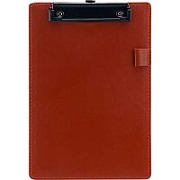 Клипборд А4 deVENTE 3034509 коричневый,картон толщина 2,5мм,кож.зам.,петля д/ручки