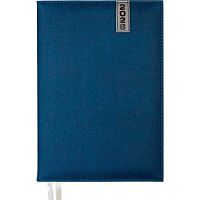 Еженедельник настол. 2026г. А4  64л. deVENTE кож.зам. "Vertical" 2236600 синий,бел.бум.,поролон
