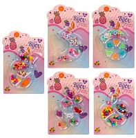 Набор бусин 1TOY Cafе Bijou "Фрукты" Т25044 асс.,блистер