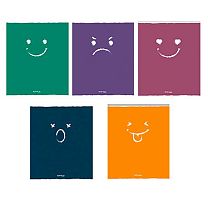 Тетрадь 48л. (клетка) ПЗБФ Премиум "Смайлик" 021320 мат.лам.,выб.уф-лак,брайль,асс.