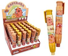 Ластик INTELLIGENT "Капибара" DL-416 выдвижной,105*18мм,пластик.корпус,асс.