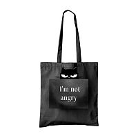 Сумка-шоппер КОКОС "Not angry" 250674 поликотон,35*40см,карман на кнопке