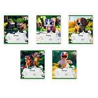 Тетрадь 12л. (клетка) EK "Pixel Animals" 64828 обл.мел.карт.,асс.
