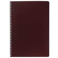 Тетрадь 96л. (клетка) А4 ХАТ спираль "SoloMatte-Каштановый мёд" лам.софт-тач