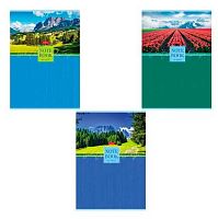 Тетрадь 80л. (клетка) А4 ХАТ "Живописные пейзажи" глянц.лам.,асс.