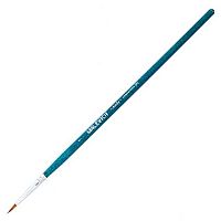 Кисть синтетика № 1 круглая МАЛЕВИЧЪ "Энди" 753001