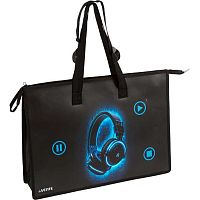 Папка пластик,с ручками А3 deVENTE "Headphones" 3075512 с расш.10см,500мкм,вн.карм.д/кистей