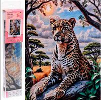 Мозаика алмазная DIAMOND "Леопард" 30*40см,полн.выкл.,в рулоне 684-1003