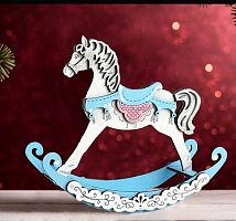 Сувенир Символ года 2026 "Лошадка-качалка" Сув811-02-0705 голубой-розовый,мдф,17,5*6,5*15см Сувенир Символ года 2026 "Лошадка-качалка" Сув811-02-0705 голубой-розовый,мдф,17,5*6,5*15см