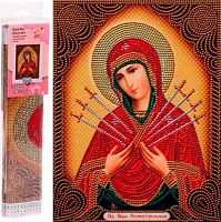 Мозаика алмазная DIAMOND "Богородица Семистрельная" 30*40см,полн.выкл.,в рулоне 684-1013