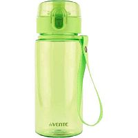 Бутылка пластик. 400мл deVENTE 8090334 салатовая,прозрачн.,17,9*6,5см,с диффузором,текст.петля