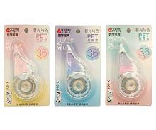 Коррект. лента INTELLIGENT 5мм* 5м DI-360/DE-46/DC-190 фигурн.прозр.корп.10см,блист,асс.