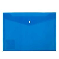 Папка-конверт на кнопке А4 Expert Complete "Classic" ЕС2111102 синяя,песок,120мкм