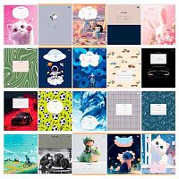 Тетрадь 12л. (линейка) BG "Super Mix-20" 06122 асс.