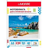 Фотобумага deVENTE А4 230г/м2 матовая односторонняя  50л. (2042407)