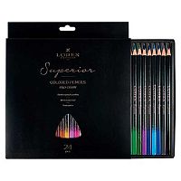 Карандаши 24цв. LOREX PRO-DRAW "Superior" LXCPPD24-SP трехгр.