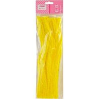 Проволока deVENTE Пушистая шенил 1,5*30см,жёлтая,10шт,пластик.пакет,е/подвес 8000082