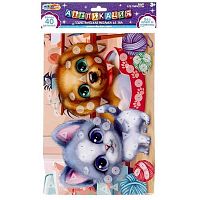 Аппликация мягкая EVA геометрическая MULTIART "Котик и пёсик" EVAGEO-112386 (21*30см)