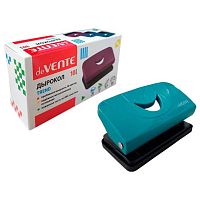 Дырокол  10л. deVENTE "Trend" 4020503 пластик,изумрудно-бирюзовый,к/к