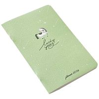 Планнер 2026г. 108*175мм  32л. Be Smart "Lucky. Зелёный" N6020 мягк.обл.,лам.,микротекст.