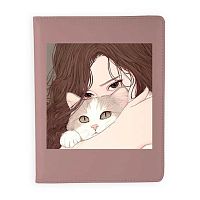Дневник 1-11кл. КОКОС интегр.обл. "Любимый котик" 260121 кож.зам.,цв.срез