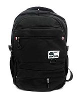 Рюкзак школьный SANVERO BP23003 чёрный,п/э 43*32*22см,1отд.,5карм.