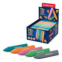 Ластик EK "Tri Stick" 56040 термопласт.рез.,треуг.,90*14,5*14,5мм,асс.