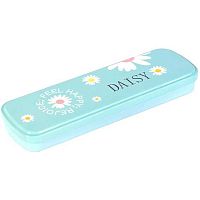 Пенал метал. ALINGAR 190*55 "Daisy" AL8626 2отд.,табл.умнож.асс.