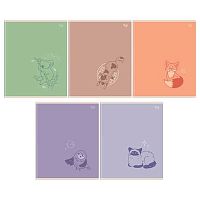 Тетрадь 96л. (клетка) BG "Little" 08560 soft-touch лам.,асс.