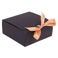 Коробка подар. КОКОС 212865/2 чёрная (11,5*11,5*5) 